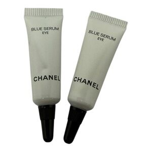 CHANEL Blue Serum Eye Sample Duo 3 mL Each Luxury Skincare Travel Size New